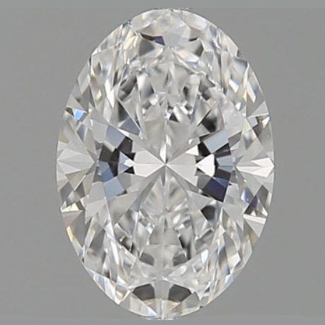 Oval diamond with a strong, dark bowtie