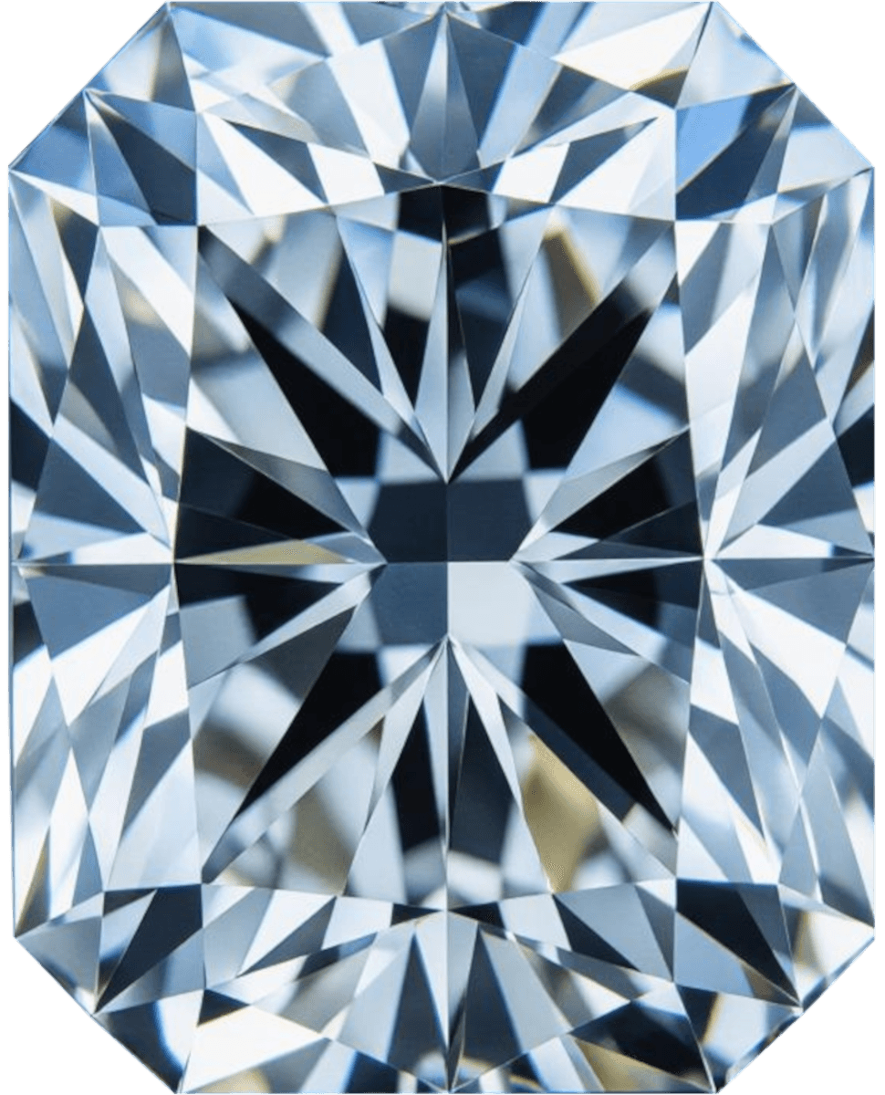 Radiant cut diamond